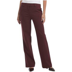 RACHEL ZOE Flare Leg Hook Bar Pants With Thick Belt Loops